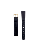 Correa Strap de Piel Cocodrilo para Reloj 16mm Color Azul Frente