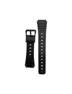 Correa para Casio de Caucho Genérica Color Negro 18mm Frente