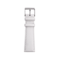 Correa Strap Extensible para Reloj de Piel Blanco 22mm, 24mm