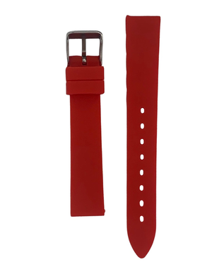 Correa de Caucho Color Rojo para Reloj 16mm