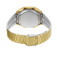 Reloj Casio Vintage A168WG-9VT Unisex Color de la correa Dorado Color del bisel Dorado Color del fondo Azul claro
