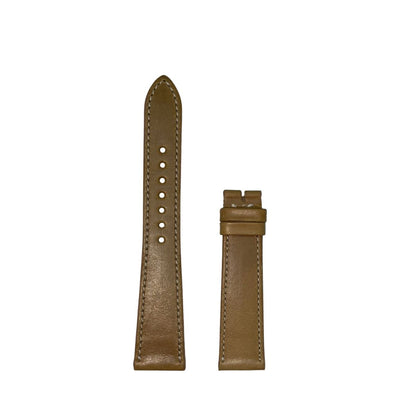 Correa de Reloj de Piel Café 20mm Outlet