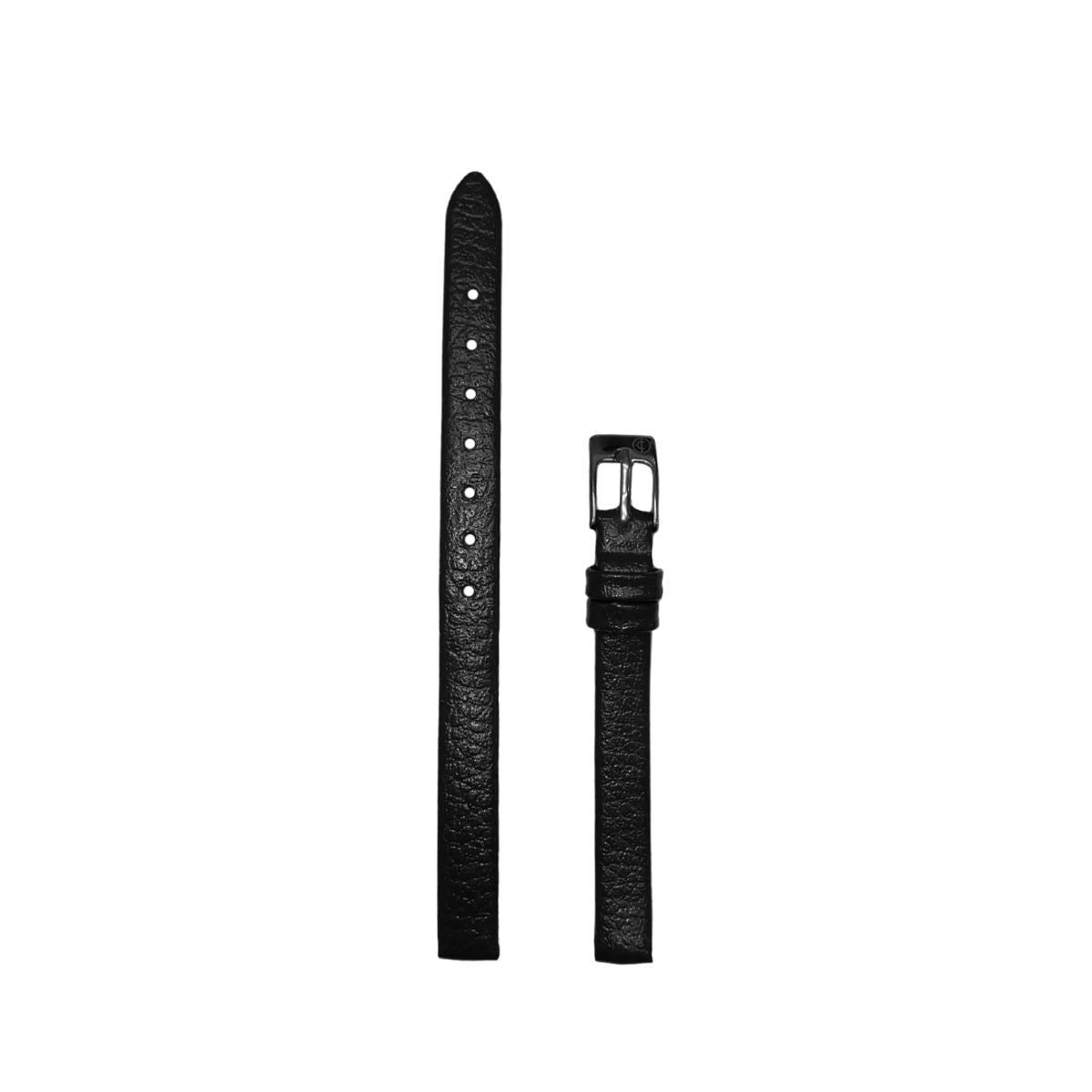Correa de Reloj de Piel Azul, Negro 8mm Outlet