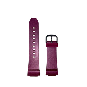 Correa de Reloj Casio Original Caucho Magenta BGA-131-4B2