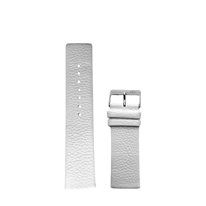 Correa de Reloj de Piel Blanco 26mm Outlet
