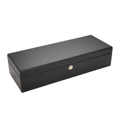 Estuche de Madera Color Negro Mate para 5 Relojes