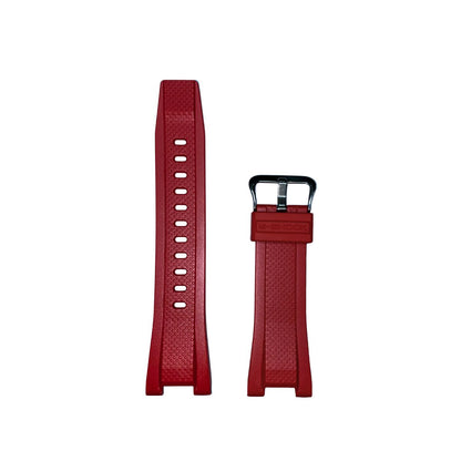 Correa de Reloj Casio Original Caucho Rojo GST-410-4A