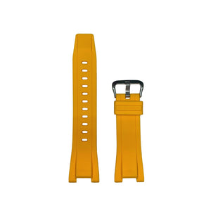 Correa de Reloj Casio Original Caucho Amarillo GST-410-9A
