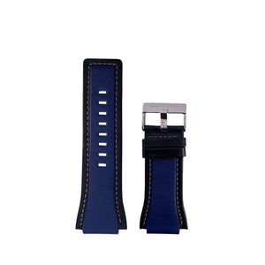 Correa de Reloj Calypso Original Piel Azul/Negro K5179/2