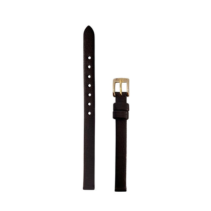 Correa de Reloj de Piel Lisa Color Marrón 8mm Outlet