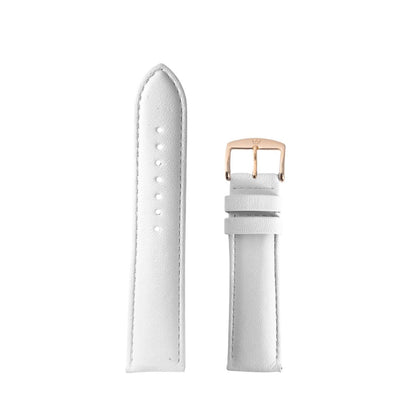 Correa de Reloj de Piel Blanco 22mm Outlet