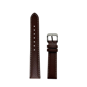 Correa de Reloj de Piel Blanco, Café 18mm, 22mm Outlet