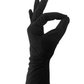 Heli guantes de presentación, microfibra, negro, talla M, 1 par