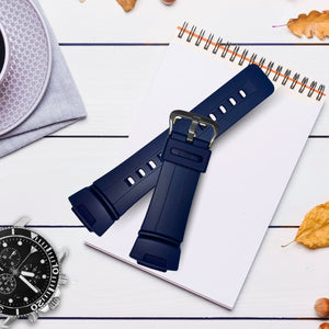 Correa de Reloj Casio Original Caucho Azul G-100-2BV