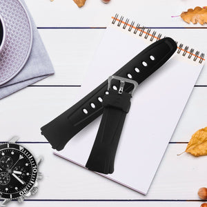 Correa de Reloj Casio Original Caucho Negro G-600-1AV
