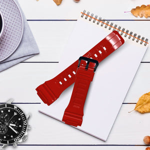 Correa de Reloj Casio Original Caucho Naranja AQ-S810WC-4AV