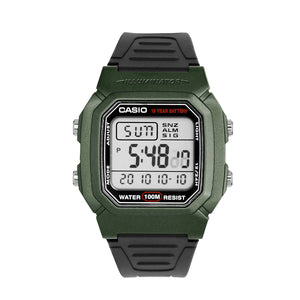 Reloj de Pulsera Casio W-800HM-3AVCF Verde para Caballero