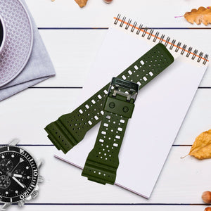 Correa de Reloj Casio Original Caucho Verde GA-110LP-3A