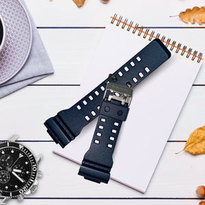 Correa de Reloj Casio Original Caucho Azul Marino GA-300A-2A
