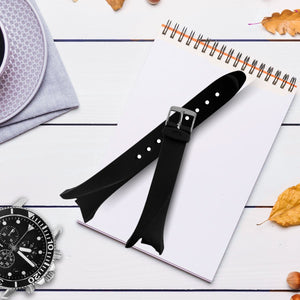 Correa de Reloj Calypso Original Caucho Negro K5638/4