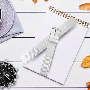 Correa de Reloj Calypso Original Caucho Blanco K5232/1