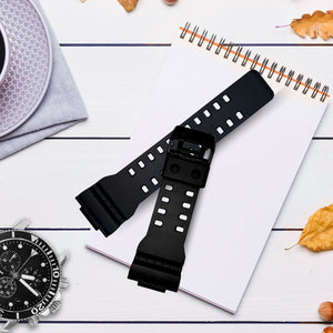 Correa Reloj Casio Original Caucho Negro GA-700-1A GA-700-1B