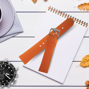 Correa de Reloj de Caucho Naranja 18mm Outlet