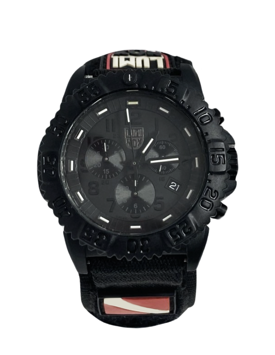 Reloj Luminox seminuevo caballero modelo Navy Seal Blackout XS.3081.BO.F