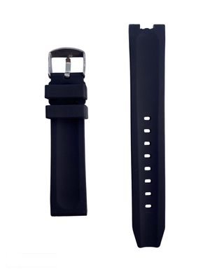 Correa de Reloj de Caucho Negro 20mm Outlet