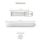 Correa Festina Original Caucho Blanco F16492/2