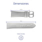 Correa Festina Original Piel Blanco F16524/1