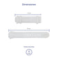 Correa de Reloj Lotus Original Piel Blanco 15510/1