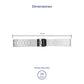 Correa de Reloj de Silicon Color Blanco 24mm Outlet