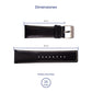 Correa de Reloj Festina Original Piel Negro F16363/1