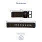 Correa de Reloj Casio Original Tela GLS-100-5