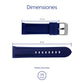 Correa de Reloj Festina Original Caucho Azul F16574/3