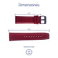 Correa Festina Original Piel Rojo F16584/2