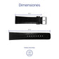 Correa Festina Original Piel Negro F6728/1