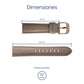 Correa Festina Original Piel Crema F16580/2