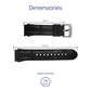 Correa Festina Original Caucho Negro F16382/2