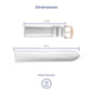Correa de Reloj de Piel Blanco 22mm Outlet
