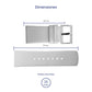 Correa de Reloj Lotus Original Piel Blanco 15460/1