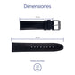 Correa Festina Original Piel Negro F16081/7