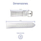 Correa Festina Original Piel Blanco F16524/8