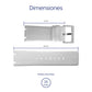 Correa Festina Original Piel Blanco F16303/1