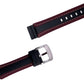 Correa Festina Original Poliuretano Negro/Vino F16274/4