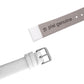 Correa de Reloj de Piel Blanco 20mm Outlet