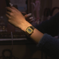 Reloj Casio Vintage A168WG-9VT Unisex Color de la correa Dorado Color del bisel Dorado Color del fondo Azul claro