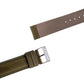 Correa de Reloj de Piel Verde Caqui 24mm Outlet