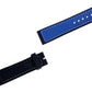 Correa de Reloj de Fibra de Carbono Negro con Azul  22mm Outlet